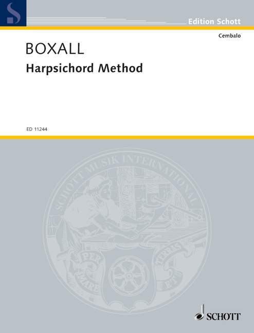 SCHOTT Boxall Maria - Harpsichord Method - Clavecin