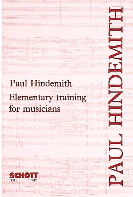 SCHOTT HINDEMITH PAUL - ELEMENTARY TRAINING FOR MUSICIANS