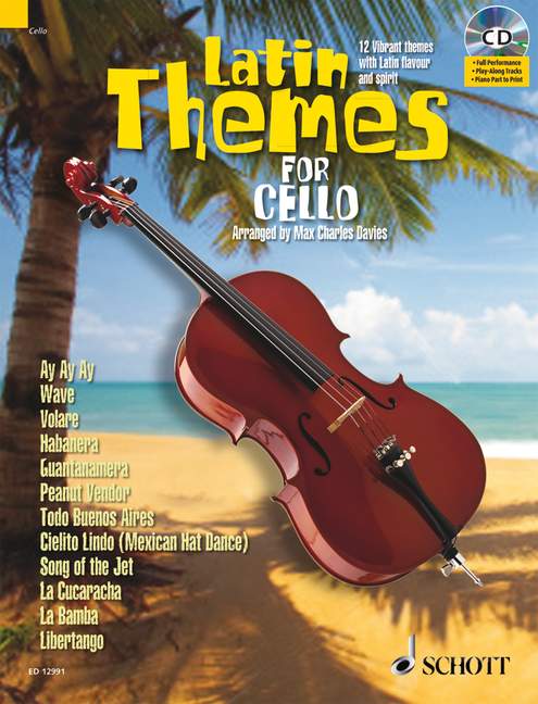  Latin Themes For Cello + Cd - Cello