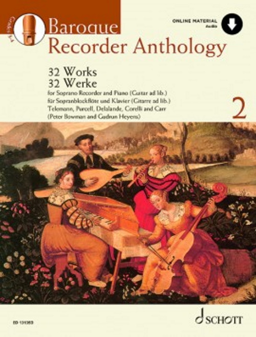SCHOTT BOWMAN P./ HEYENS G. - BAROQUE RECORDER ANTHOLOGY VOL.2 