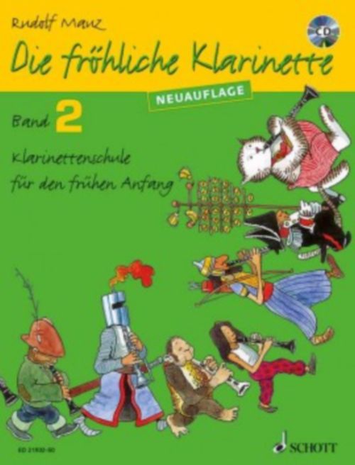 SCHOTT MAUZ RUDOLF - DIE FROHLICHE KLARINETTE VOL.2 + CD 