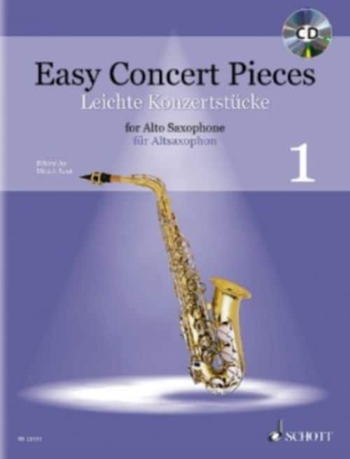 SCHOTT JUNK ULRICH - EASY CONCERT PIECES VOL.1 - SAXOPHONE ALTO