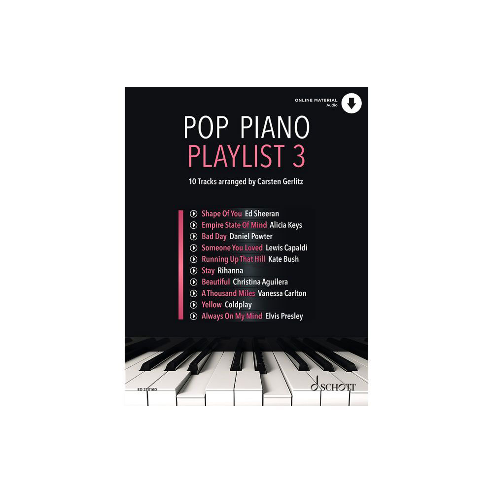 SCHOTT POP PIANO PLAYLIST 3