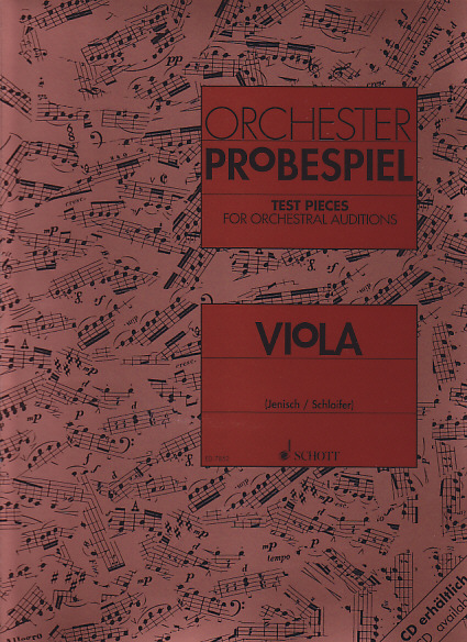 SCHOTT ORCHESTER-PROBESPIEL - VIOLA
