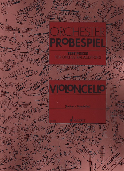 SCHOTT ORCHESTER-PROBESPIEL - VIOLONCELLO