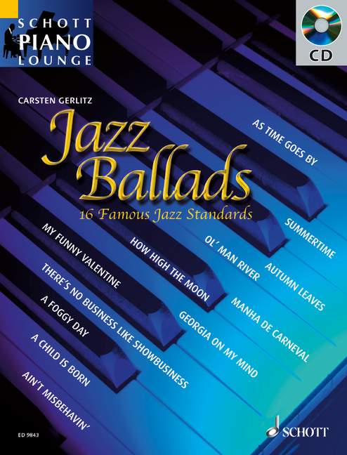 SCHOTT JAZZ BALLADS + CD - PIANO