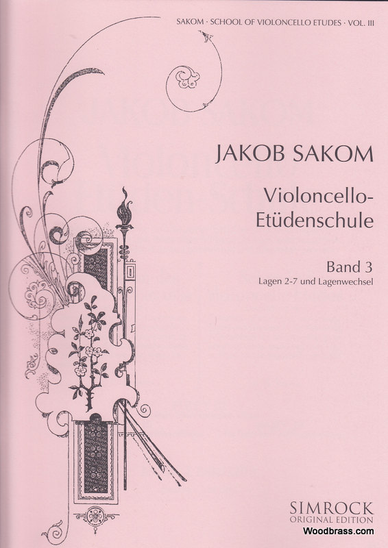 SIMROCK VIOLONCELLO-ETUDEN-SCHULE VOL. 3