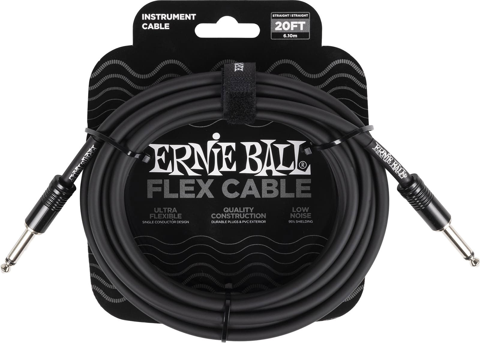 ERNIE BALL FLEX 6M NOIR