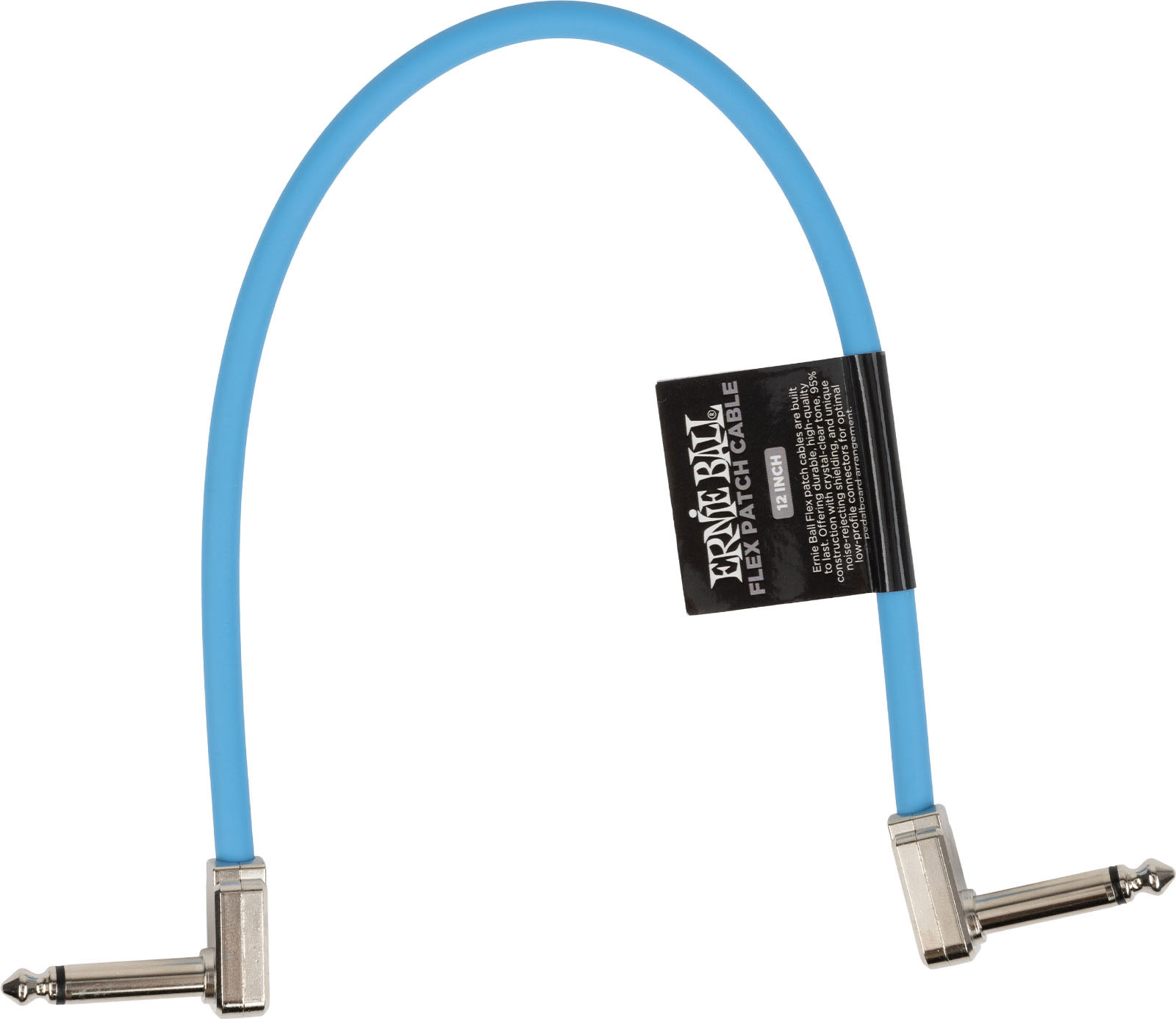 ERNIE BALL PATCH CABLE FLEX 30CM - BLUE
