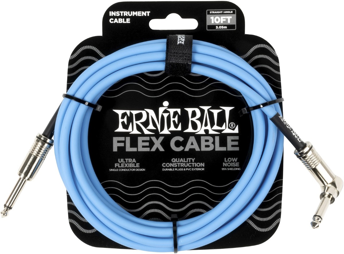 ERNIE BALL Flex Angled 3m Blue