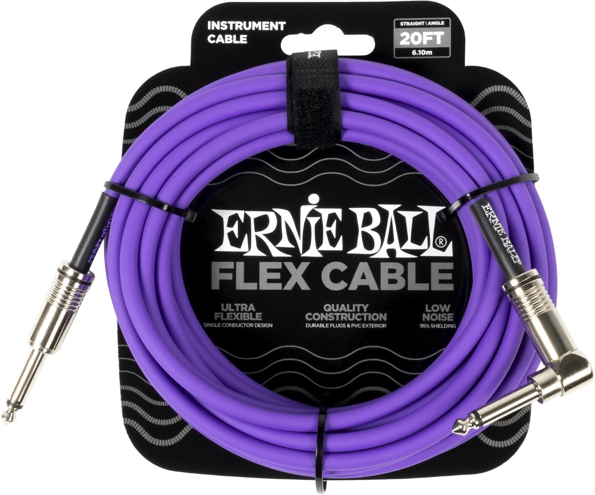 ERNIE BALL Flex Angled 6m Purple
