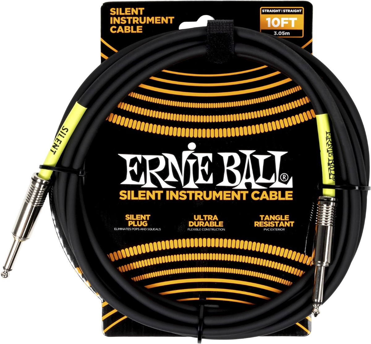 ERNIE BALL Classic Silent 3m Black