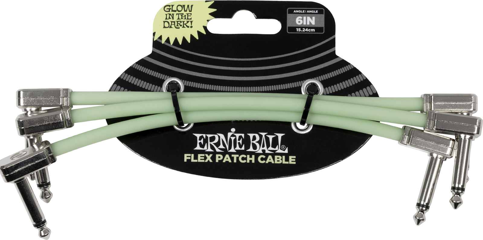 ERNIE BALL Flex 15cm - Pack de 3 Phosphorescent