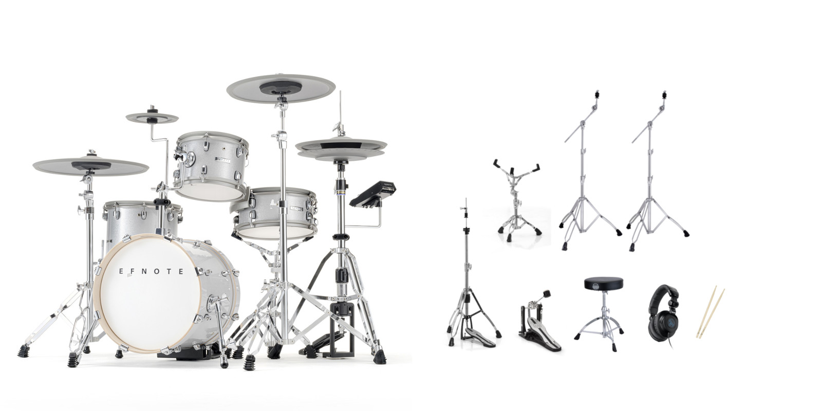 EFNOTE BUNDLE EFD5 STANDARD SET (WHITE SPARKLE)