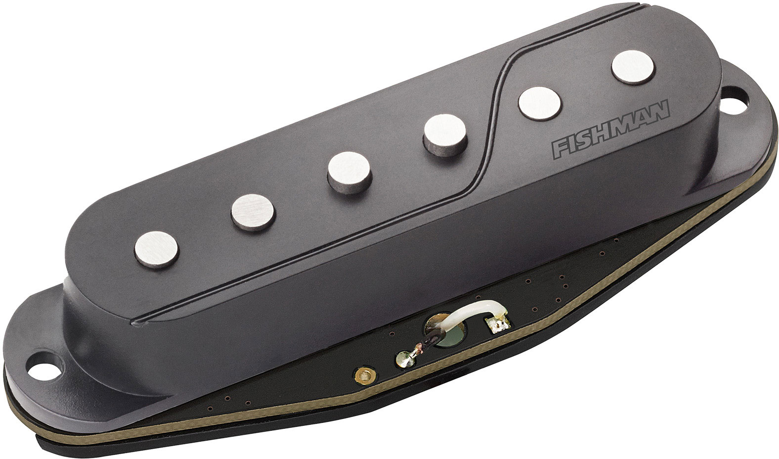 FISHMAN Set 3 Fluence Signature Greg Koch Strat noir