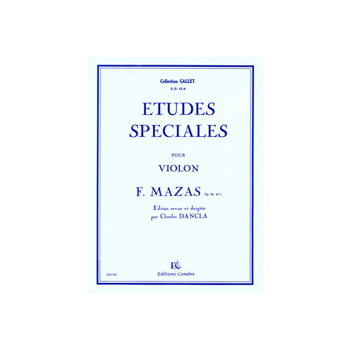 COMBRE Mazas - Etudes Spéciales Op.36 No.1 - Violon