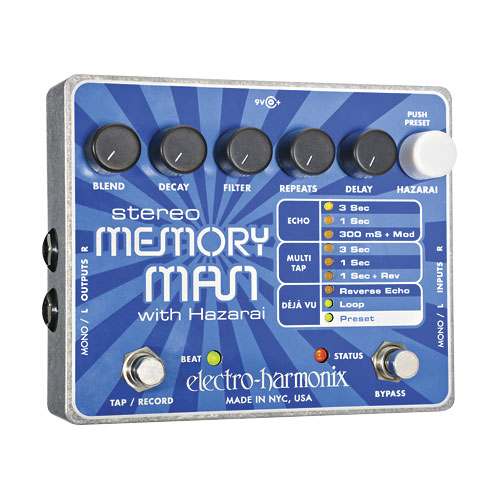 ELECTRO HARMONIX Stereo Memory Man Hazarai