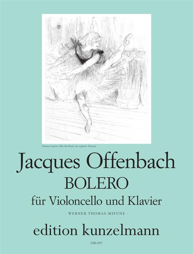 KUNZELMANN OFFENBACH J. - BOLERO - VIOLONCELLE & PIANO
