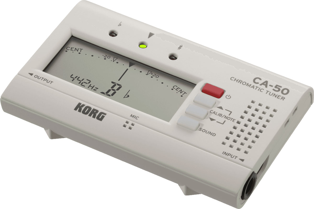 KORG TUNERS CA-50 Chromatique Blanc
