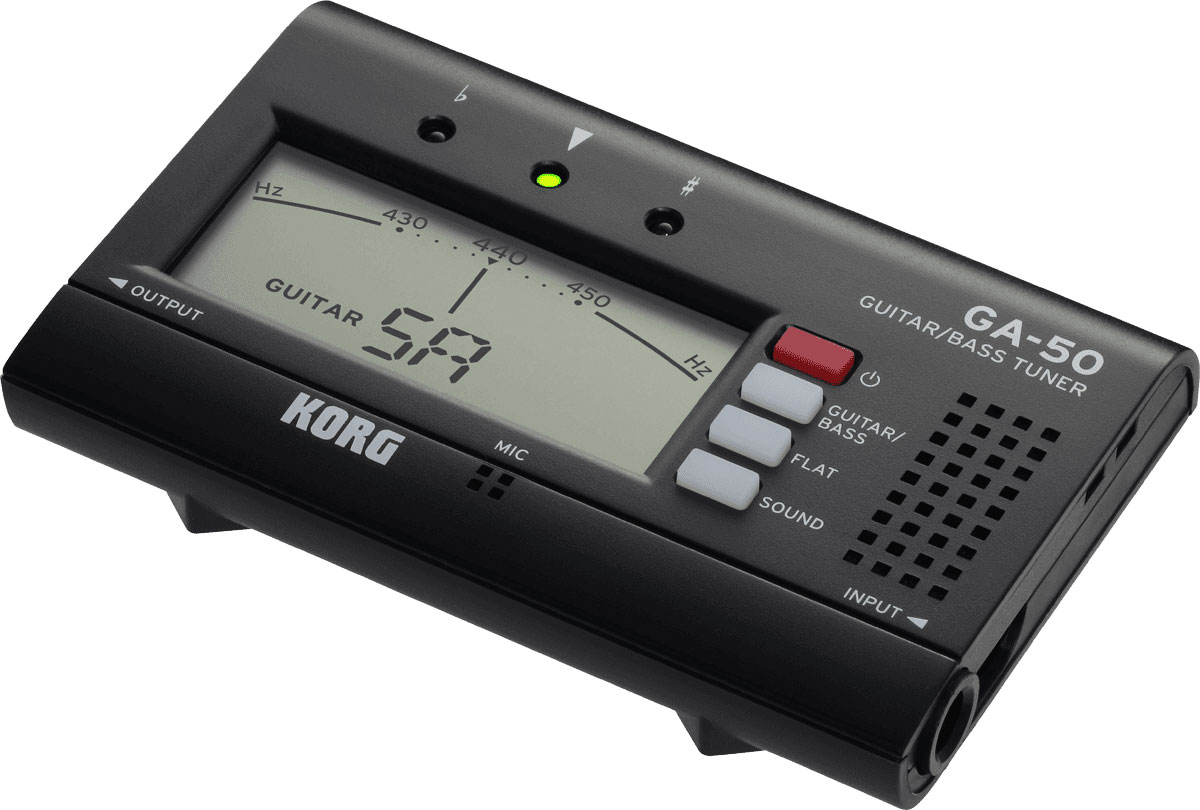 KORG TUNERS GA-50 Guitare/Basse Noir