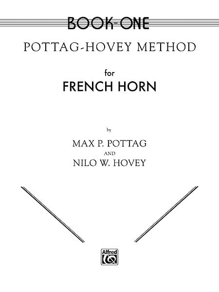 ALFRED PUBLISHING POTTAG HOVEY METHOD 1 - FRENCH HORN
