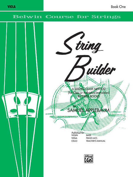 ALFRED PUBLISHING APPLEBAUM SAMUEL - STRING BUILDER 1 - VIOLA