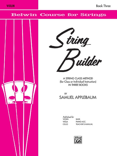 ALFRED PUBLISHING APPLEBAUM SAMUEL - STRING BUILDER 3 - VIOLIN