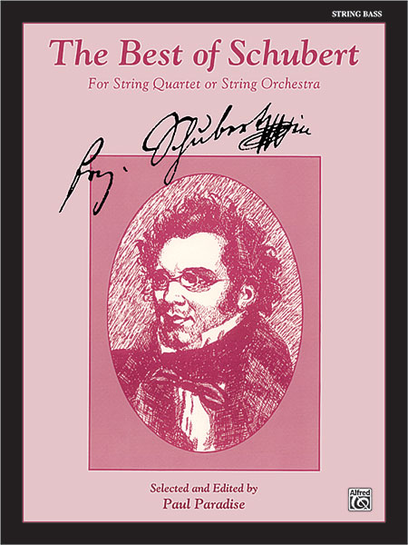 ALFRED PUBLISHING BEST OF SCHUBERT - STRING ORCHESTRA
