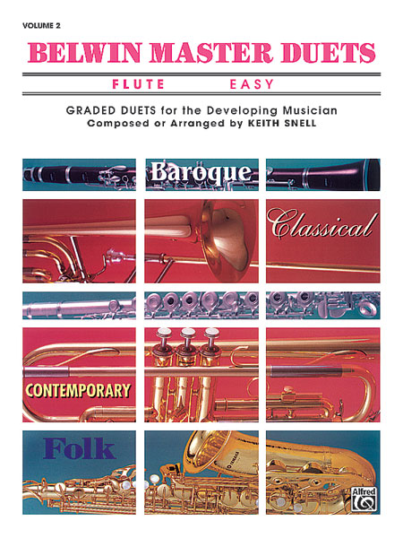 ALFRED PUBLISHING SNELL KEITH - BELWIN MASTER DUETS - FLUTE EASY II - FLUTE ENSEMBLE