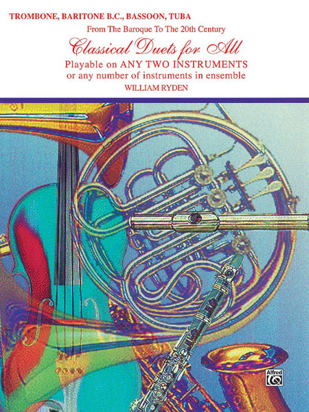 ALFRED PUBLISHING CLASSICAL DUETS FOR ALL - TROMBONE