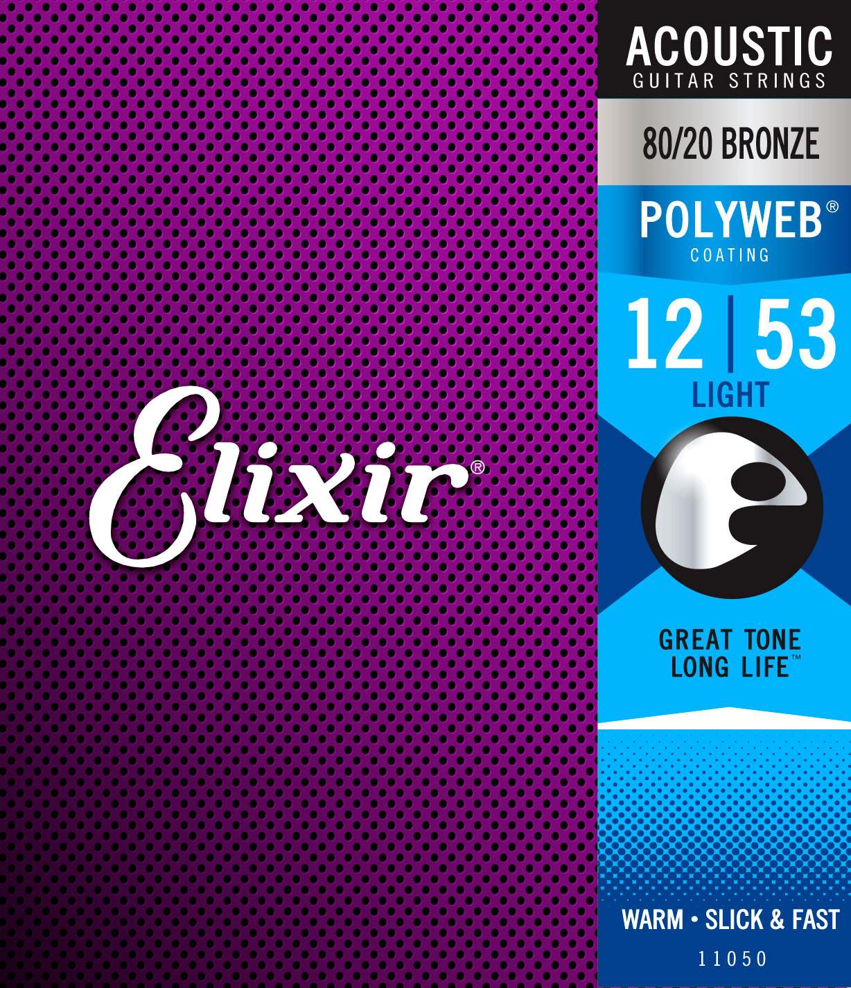 ELIXIR 11050 Polyweb 80/20 Bronze Light 12-53