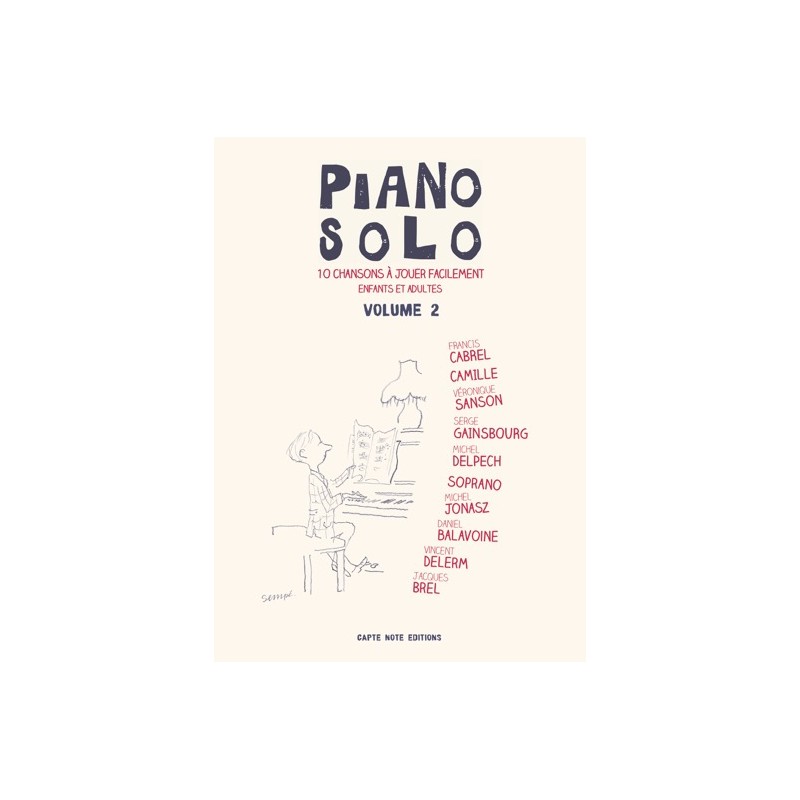 CAPTE NOTE PIANO SOLO VOL.2