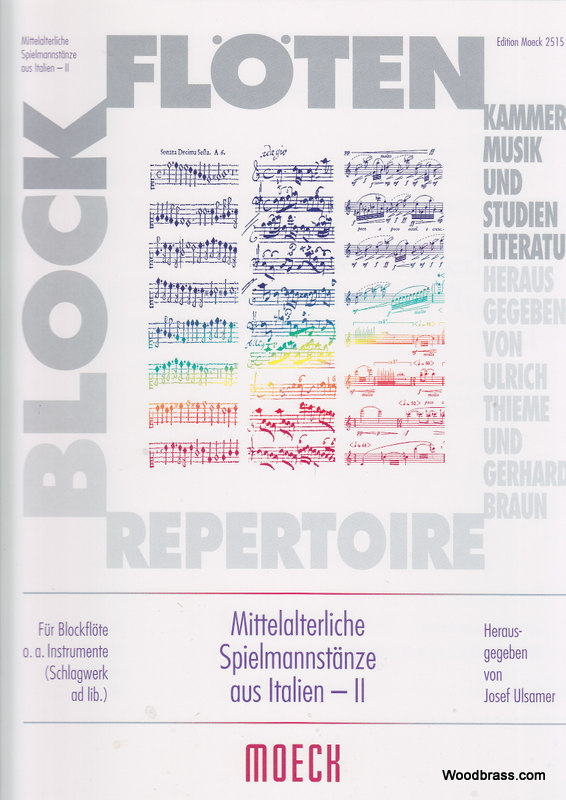 MOECK MITTELALTERLICHE SPIELMANNSTäNZE AUS ITALIEN VOL.2