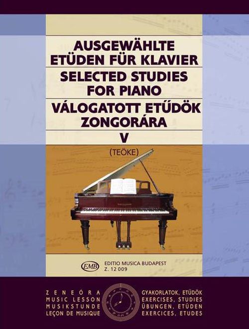 EMB (EDITIO MUSICA BUDAPEST) TEOKE - SELECTED STUDIES FOR PIANO VOL.5