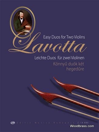 EMB (EDITIO MUSICA BUDAPEST) LAVOTTA JANOS - EASY DUOS FOR TWO VIOLINS