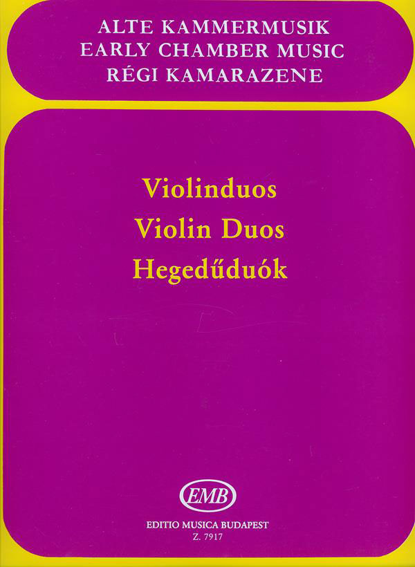 EMB (EDITIO MUSICA BUDAPEST) DUETTI - 2 VIOLONS