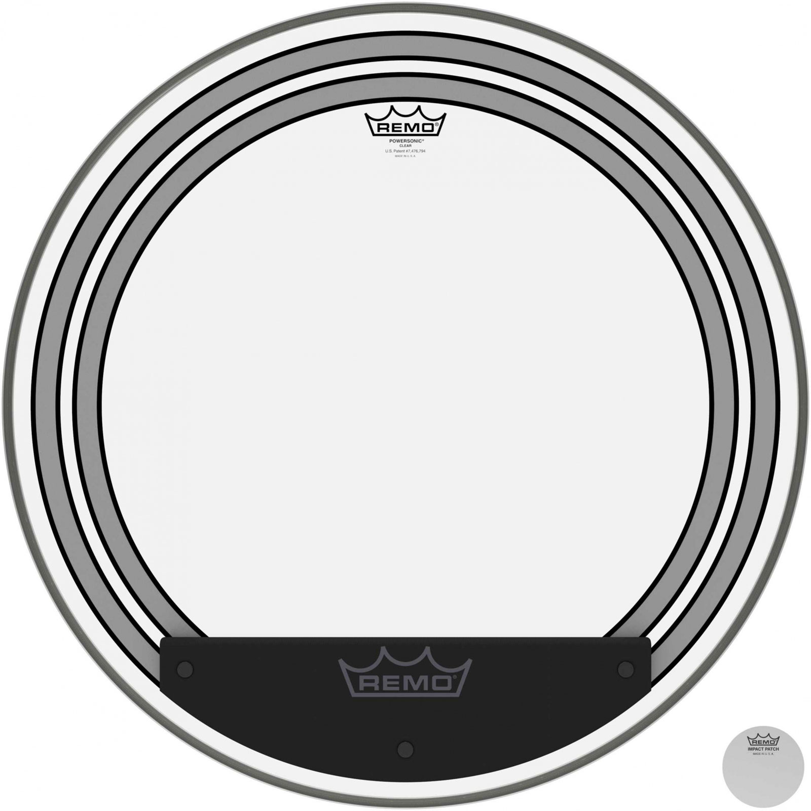 REMO POWERSONIC 24 - CLEAR 