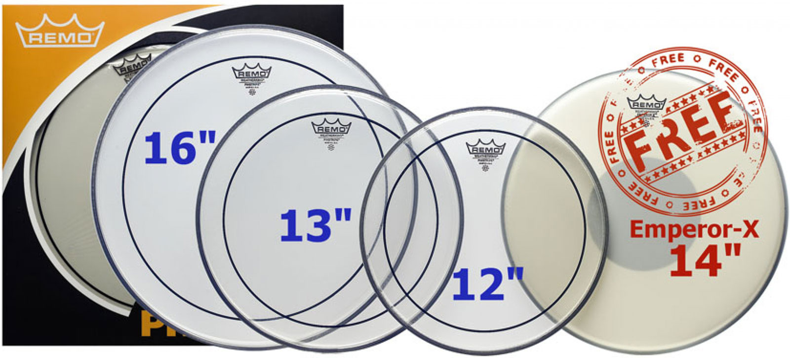 REMO Propack Pinstripe Transparente 12/13/16+14 Emperor X