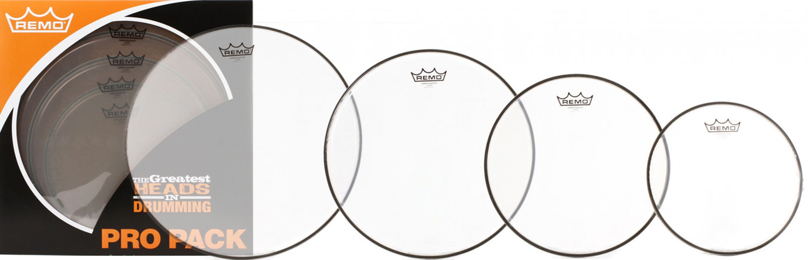 REMO PP-2430-BA - PROPACK AMBASSADOR CLEAR 10 12 14 16 