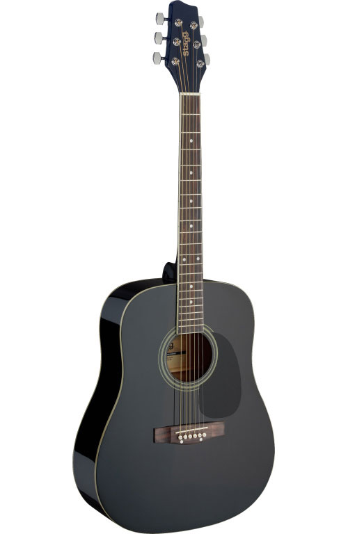 Stagg Sa20d 3/4 Bk Dreadnought 3/4 Noire