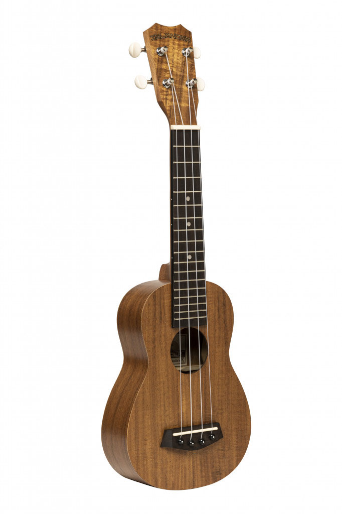 ISLANDER Traditional Soprano Ukulele With Flamed Acacia Top