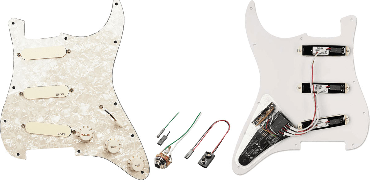 EMG DG20 PRO SERIES STRAT* PICKGUARD COLLECTION