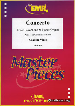 MARC REIFT Viola Anselm - Concerto - Saxophone Ténor & Piano