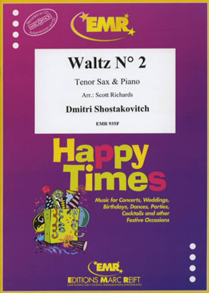 MARC REIFT Chostakovitch D. - Waltz N°2 - Saxophone Ténor & Piano