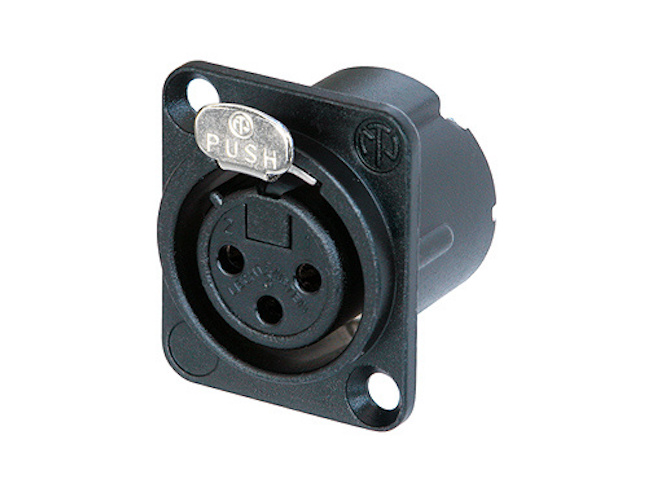NEUTRIK NC3FD-LX-B - XLR - 3 POINTS FEMELLE - SERIE DLX