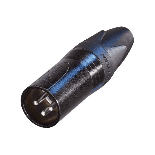 NEUTRIK NC3MXX-bag - Fiches XLR Male Noire - 3 Points