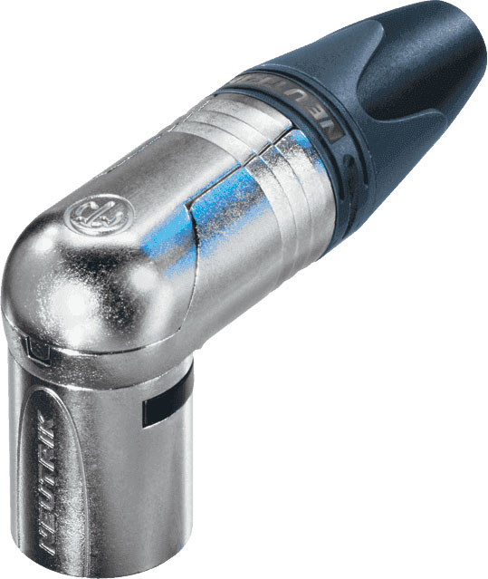 NEUTRIK Connecteurs Audio Fiches XLR RX 4 Ples Male Coudee