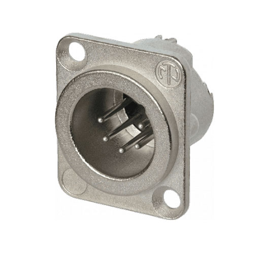 NEUTRIK AUDIO CONNECTORS XLR EMBASES XLR DLX 5-PIN MALE