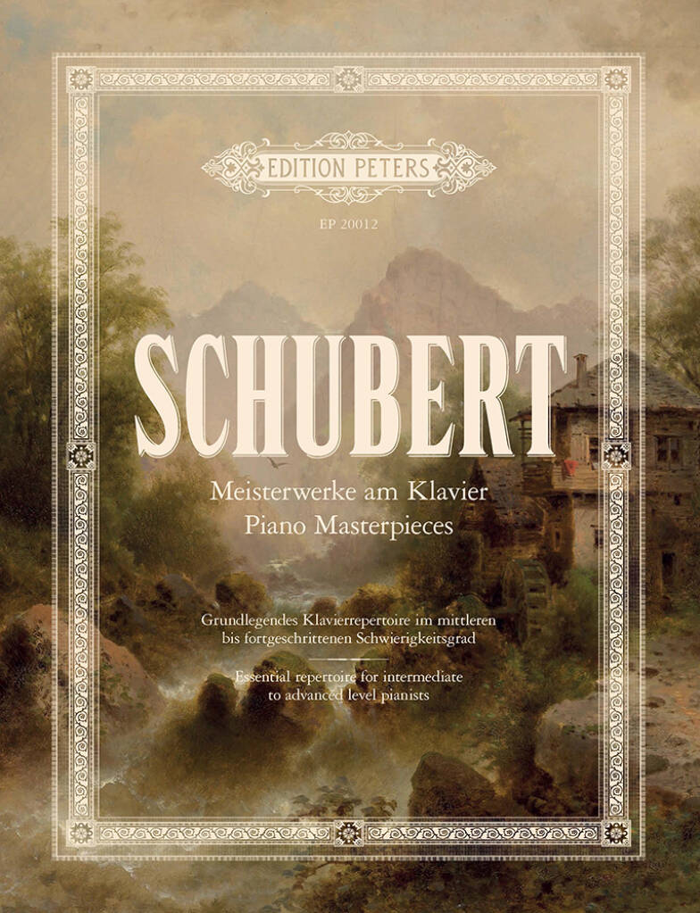 EDITION PETERS SCHUBERT FRANZ - MASTERPIECES FOR PIANO