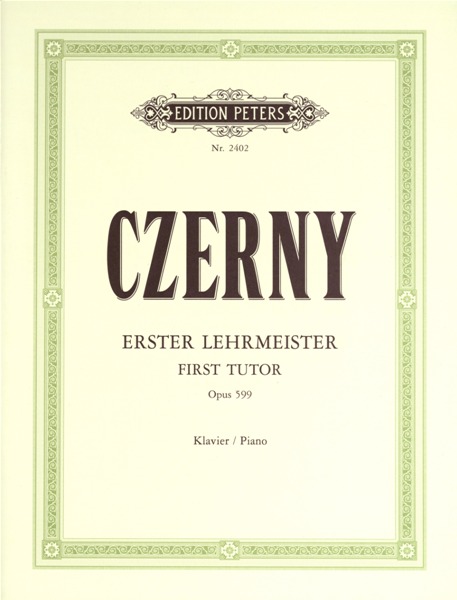 EDITION PETERS Czerny Carl - Le Premier Maitre Op.599 - Piano